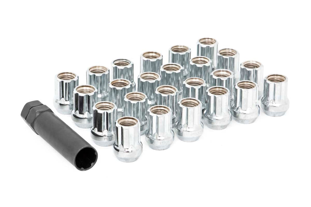 M14 x 2.0 Lug Nut Set of 32 | Chrome | Open End